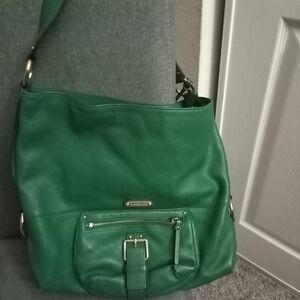 Green Leather Shoulder Bag